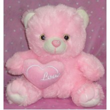 Pink Bear w/ Love Pillow  
