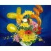 Assorted daisies with balloons 