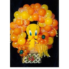 Tweety Bird balloons arrangement