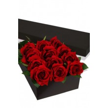 12 Long Stem Roses Presentation Box