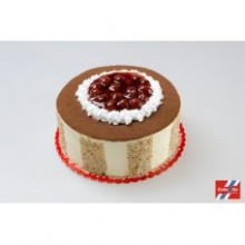 White Chocolate Cherry Truffle Cake