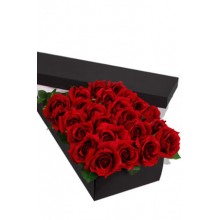 24 Long Stem Roses Presentation Box   