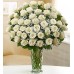 48 Long Stem white Roses