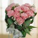 10 Pink Carnations Heart-Shape Arrangement 