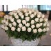 White Rose Basket