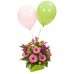 Mixed Boxed Arrangement with Balloons