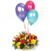 Celebration Flower and Five Balloons