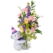 Party Bear Flowers